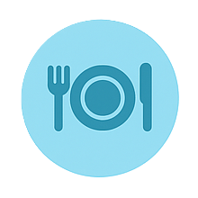 Dinner plate icon